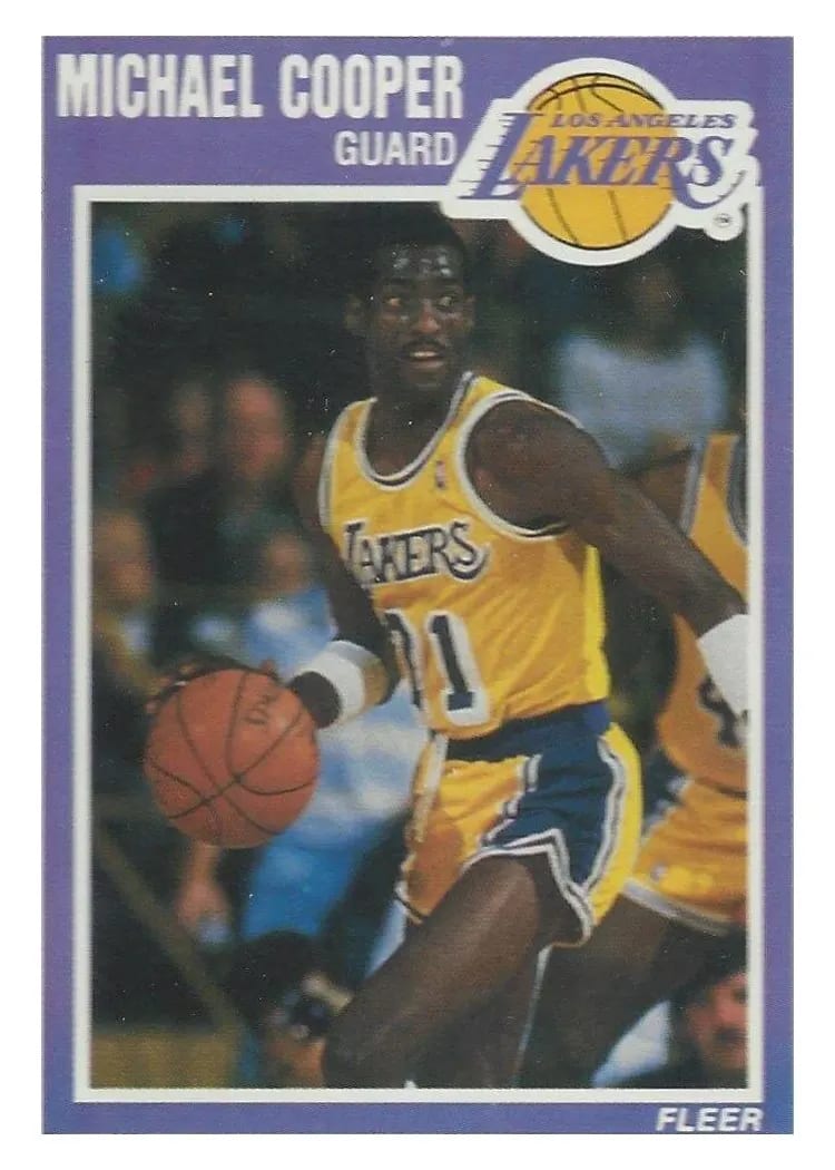 1989 Fleer Michael Cooper #75 card