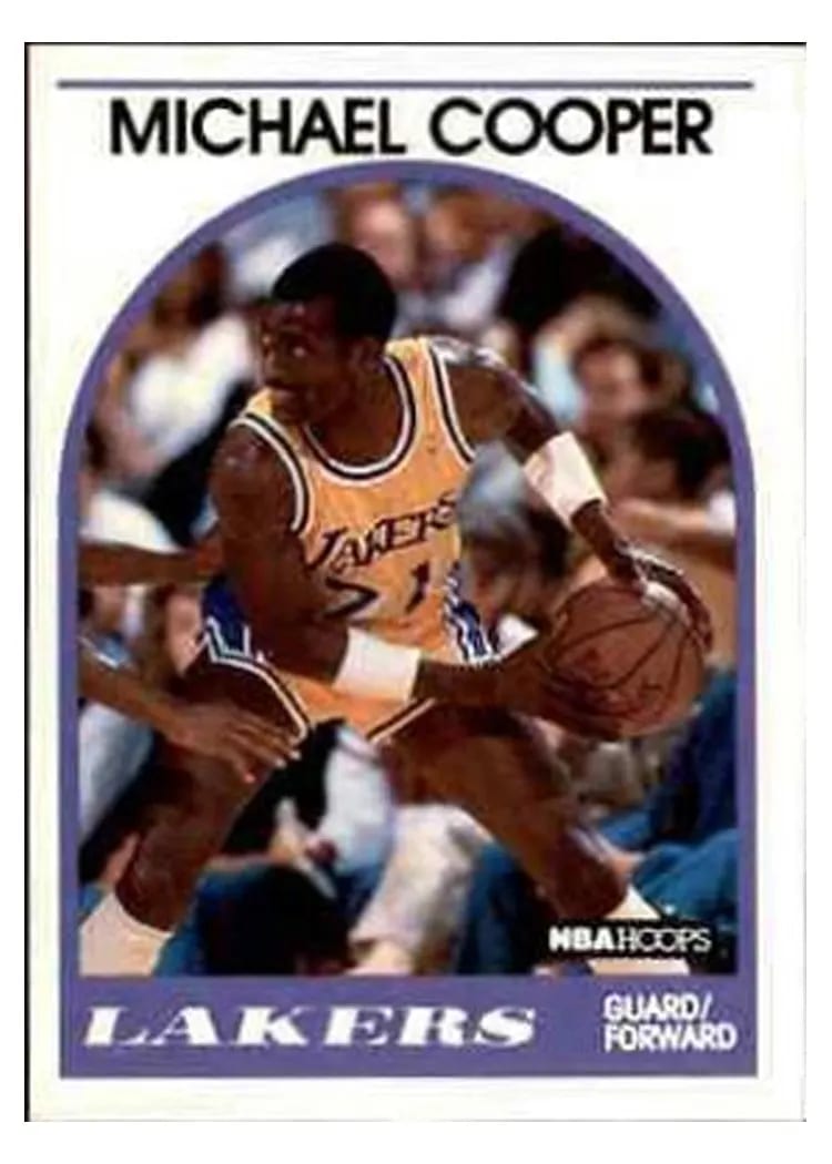 1989 Hoops Michael Cooper #187 card