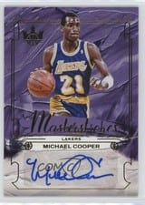 2024-25 Panini Court Kings Masterstrokes Autographs Michael Cooper #MS-CPR card