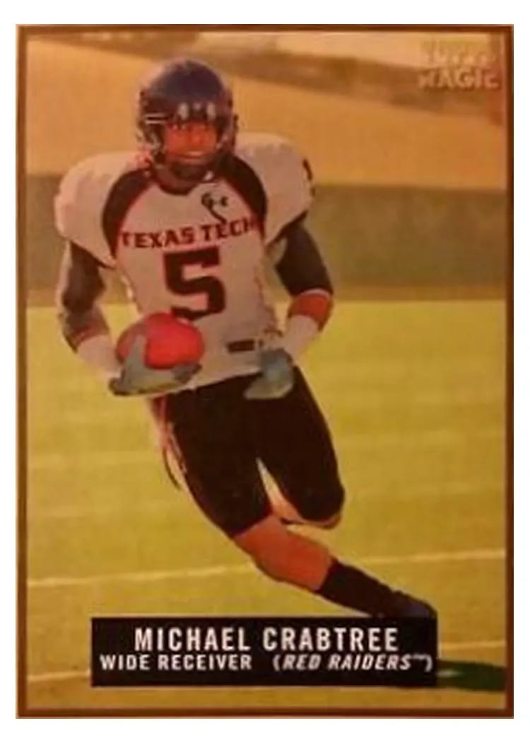 2009 Topps Magic Michael Crabtree #97 card