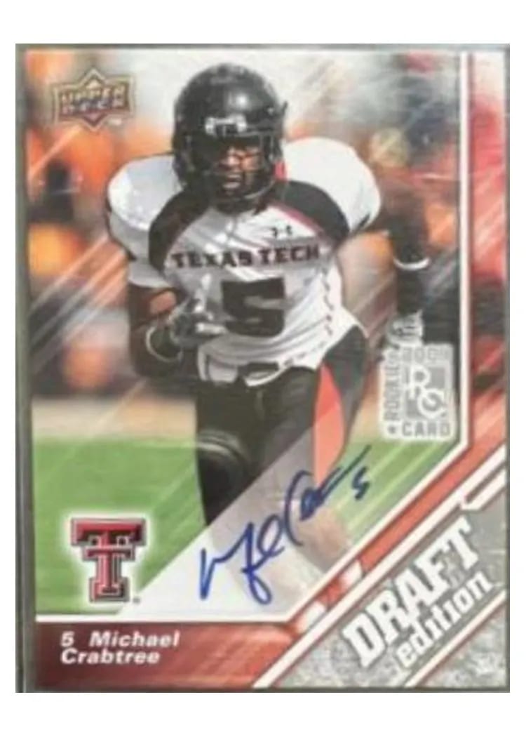 2009 Upper Deck Draft Edition Michael Crabtree #7 card