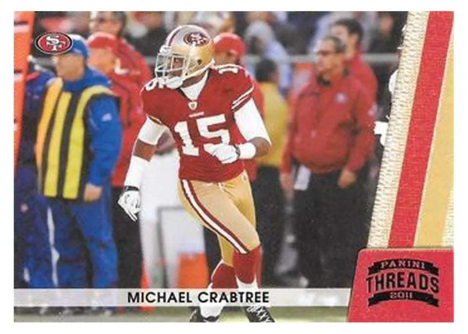 2011 Panini Threads Michael Crabtree #126 card