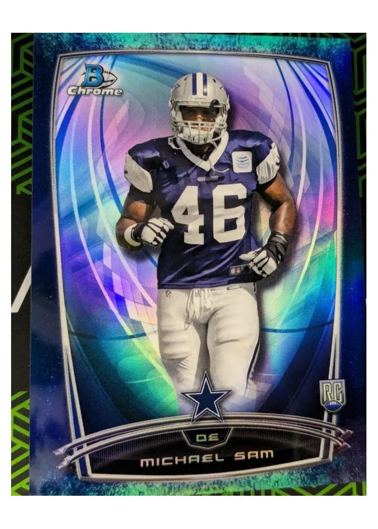 2014 Bowman Chrome Michael Crabtree #109 card