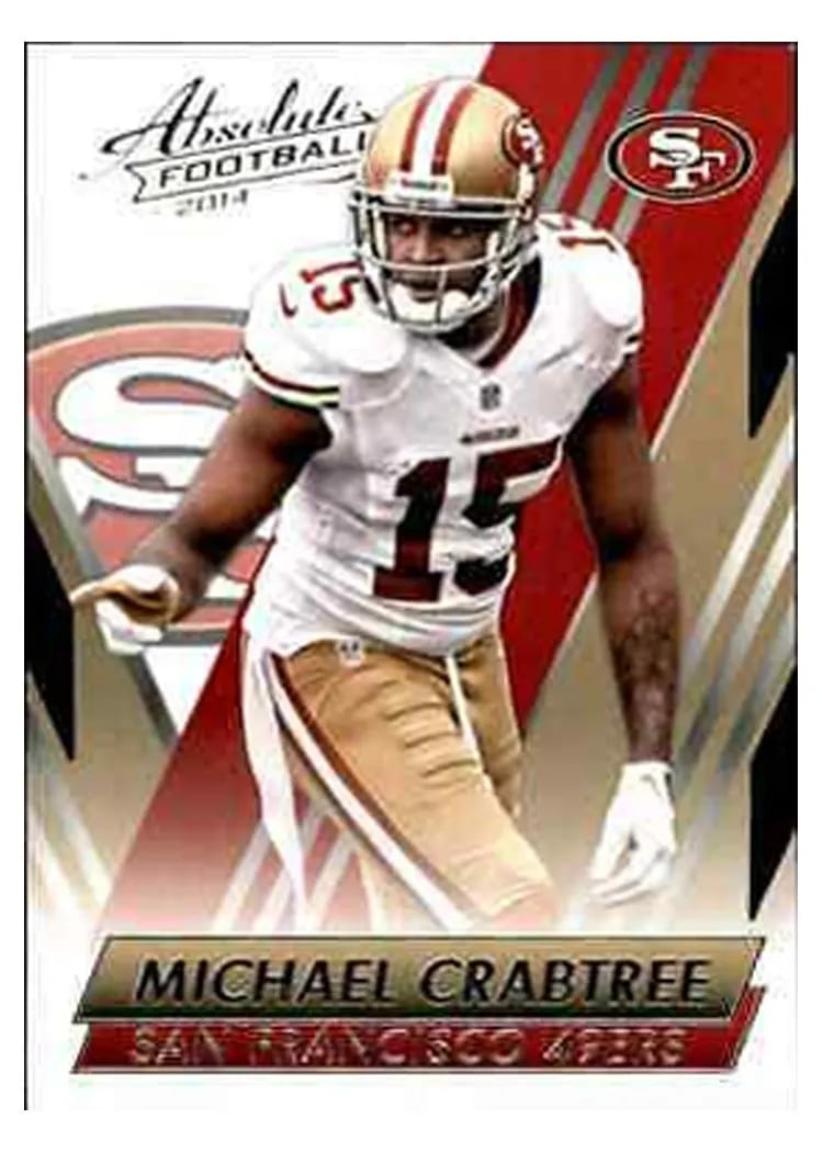 2014 Panini Absolute Michael Crabtree #10 card