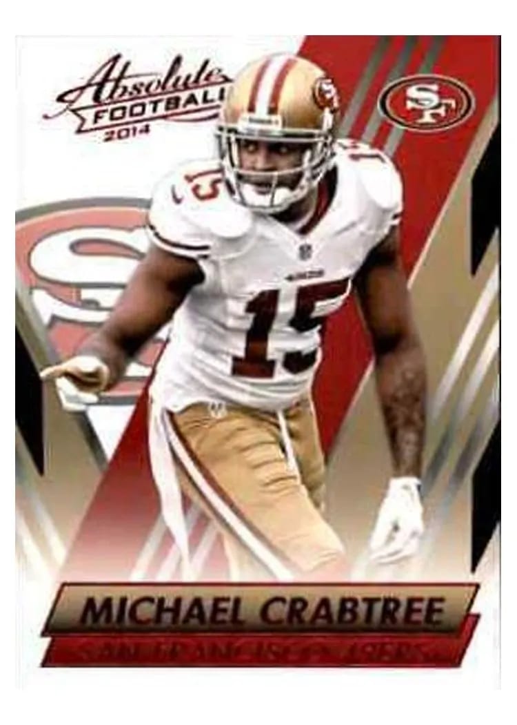 2014 Panini Absolute Michael Crabtree #10 card