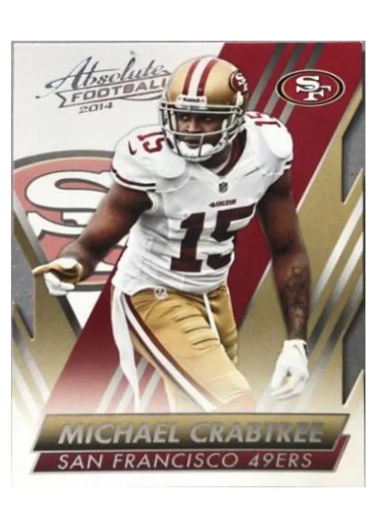 2014 Panini Absolute Michael Crabtree #10 card