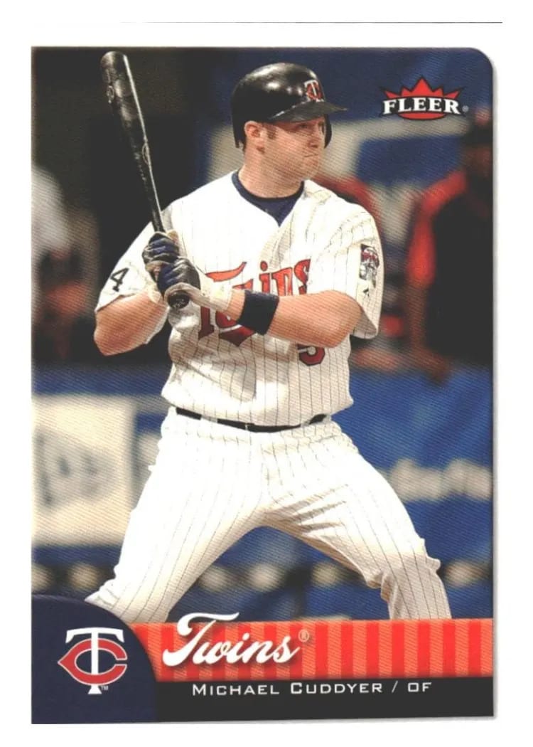 2007 Fleer Michael Cuddyer #140b card