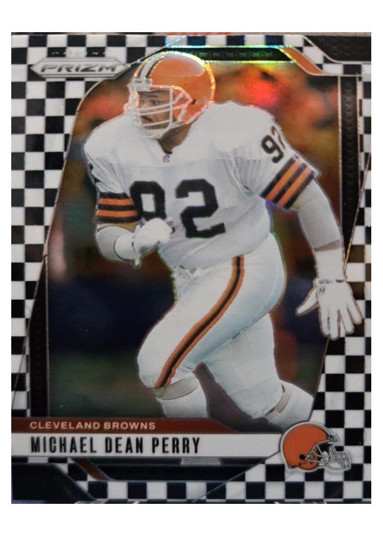 2024 Panini Prizm Base Set Michael Dean Perry Black White Checker #71 card