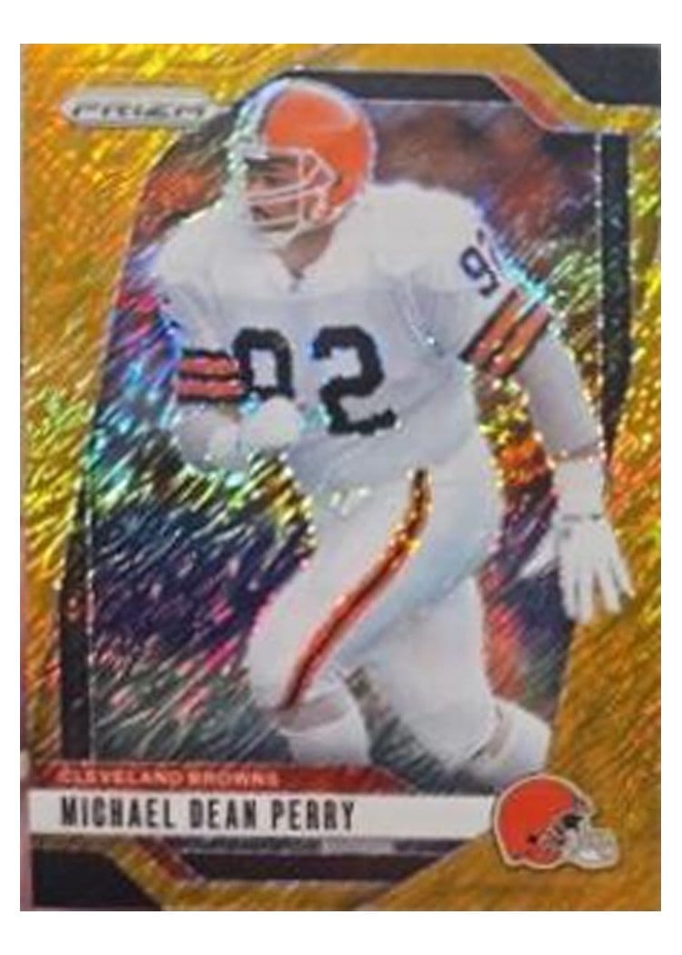 2024 Panini Prizm Base Set Michael Dean Perry Gold Shimmer #71 card