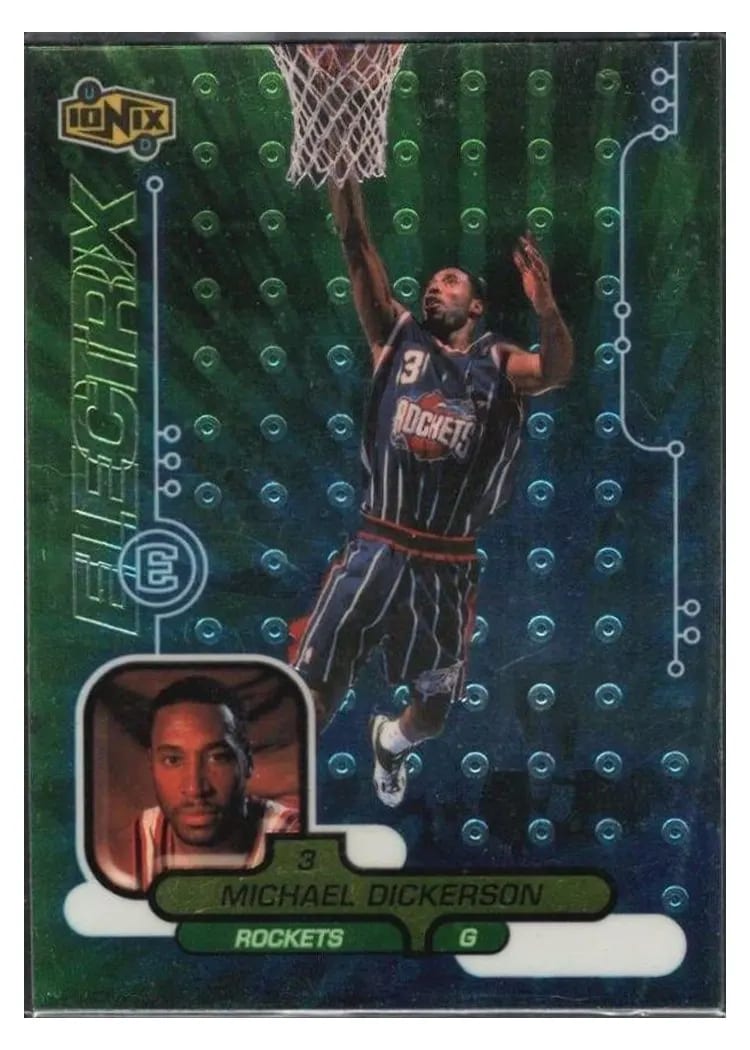 1998 Upper Deck Ionix Michael Dickerson #74 card
