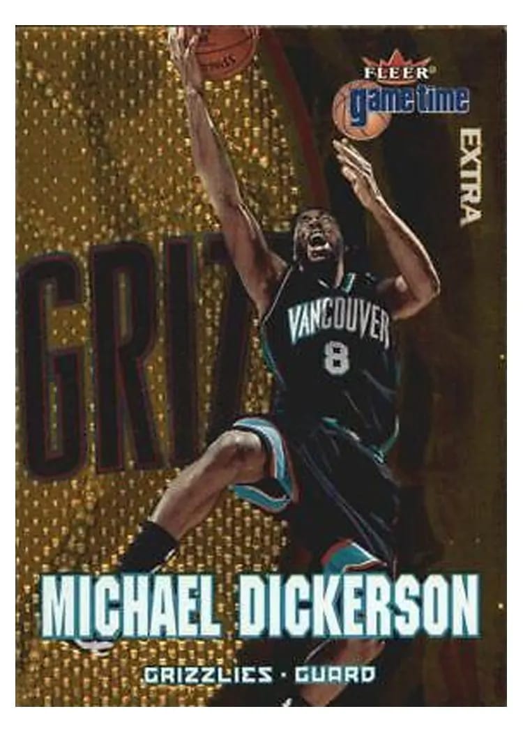 2000 Fleer Game Time Michael Dickerson #33 card
