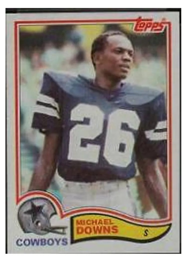1982 Topps Michael Downs #313 card
