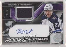 2022-23 SPx Rookie Autograph Jersey Michael Eyssimont #MY card
