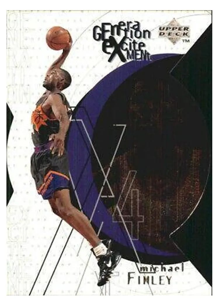 Michael Finley 1996 Upper Deck Generation Excitement card