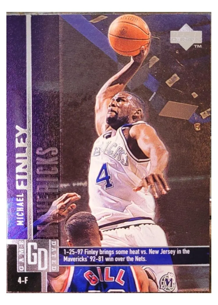 1997 Upper Deck Michael Finley #25 card