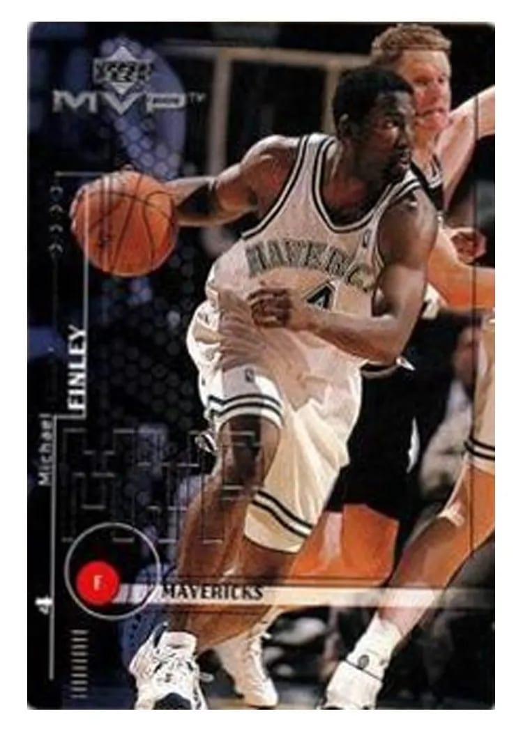 1999 Upper Deck MVP Michael Finley #34 card