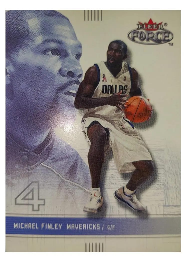 2001 Fleer Force Michael Finley #93 card