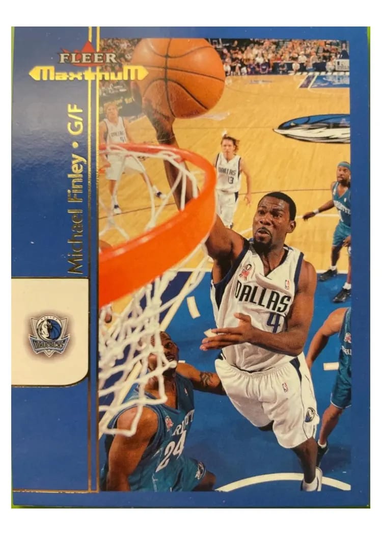 2001 Fleer Maximum Michael Finley #125 card