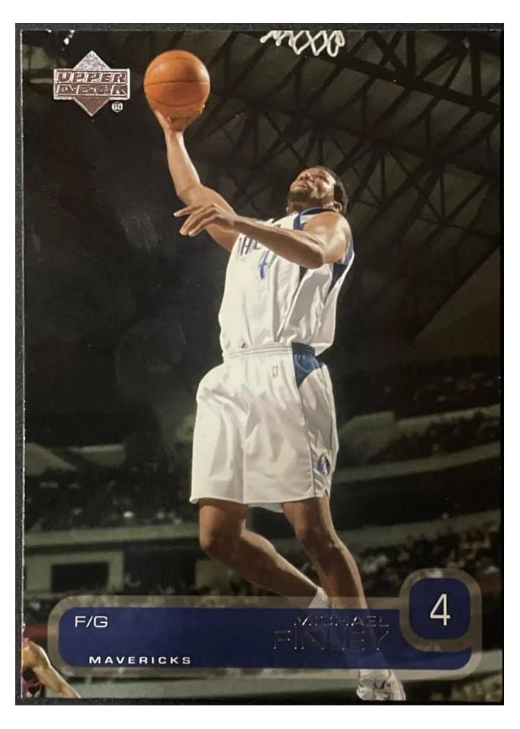 2002 Upper Deck Michael Finley #26 card
