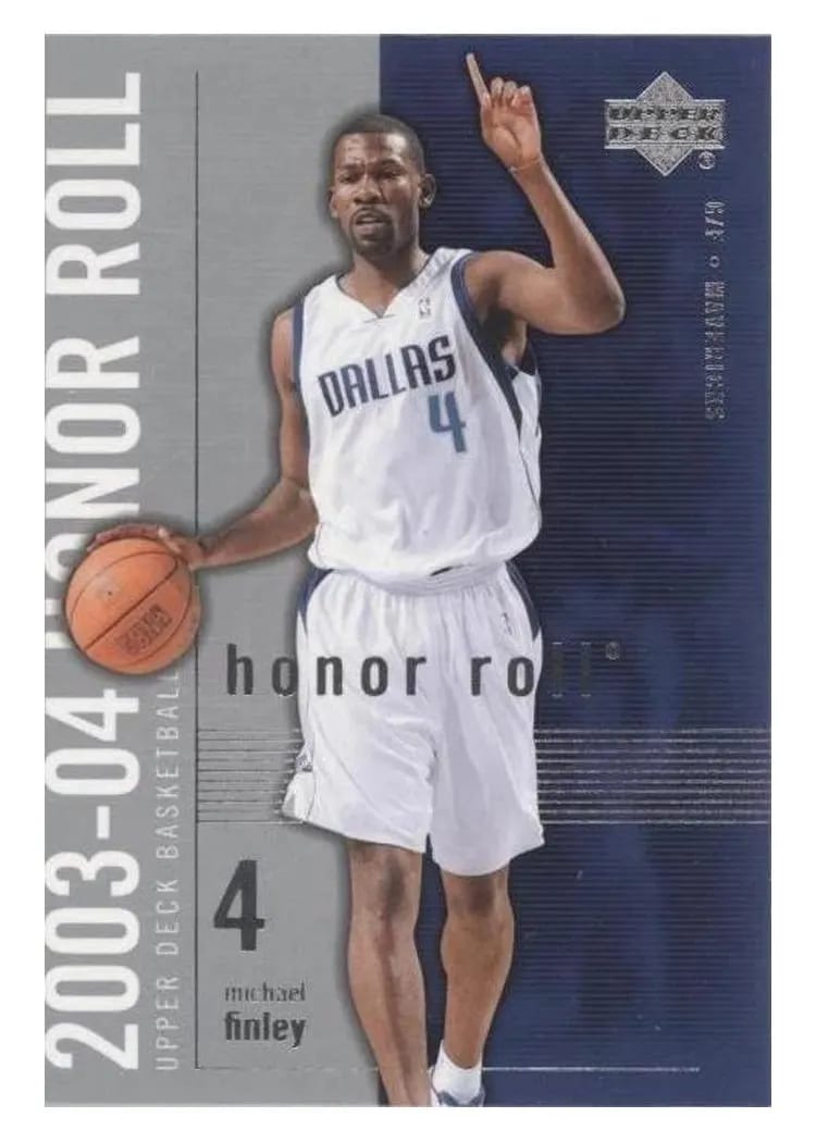 2003 Upper Deck Honor Roll Michael Finley #16 card