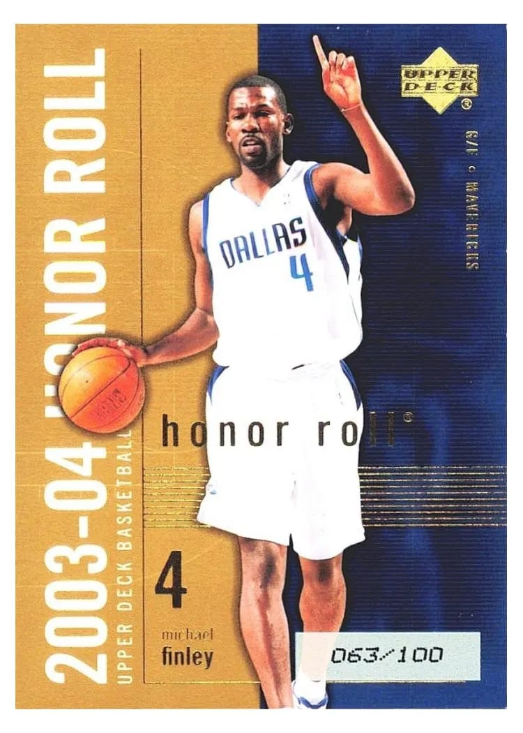 2003 Upper Deck Honor Roll Michael Finley #16 card