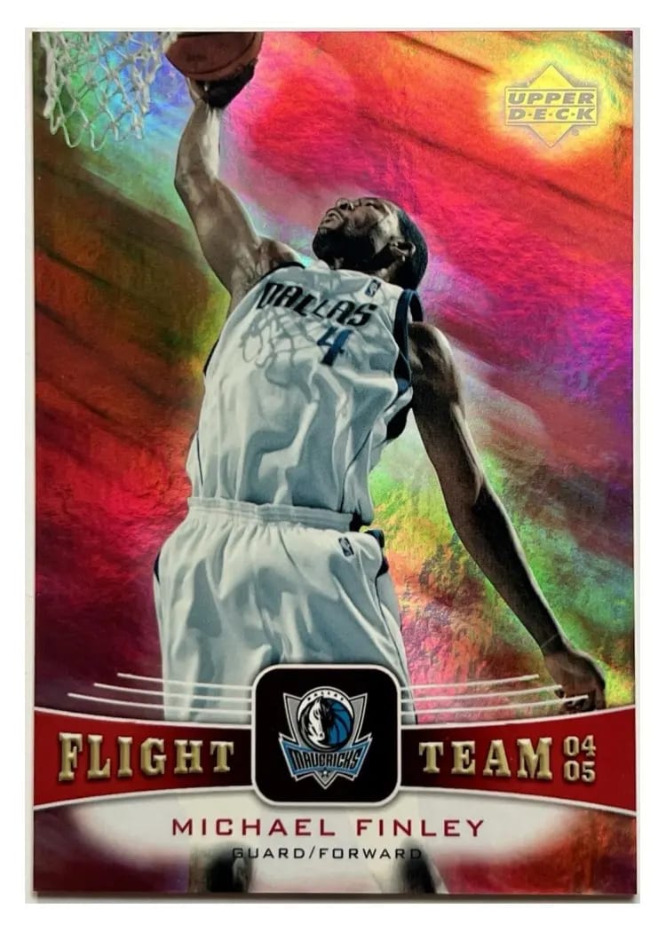 2004 Upper Deck Flight Team Michael Finley #FT11 card
