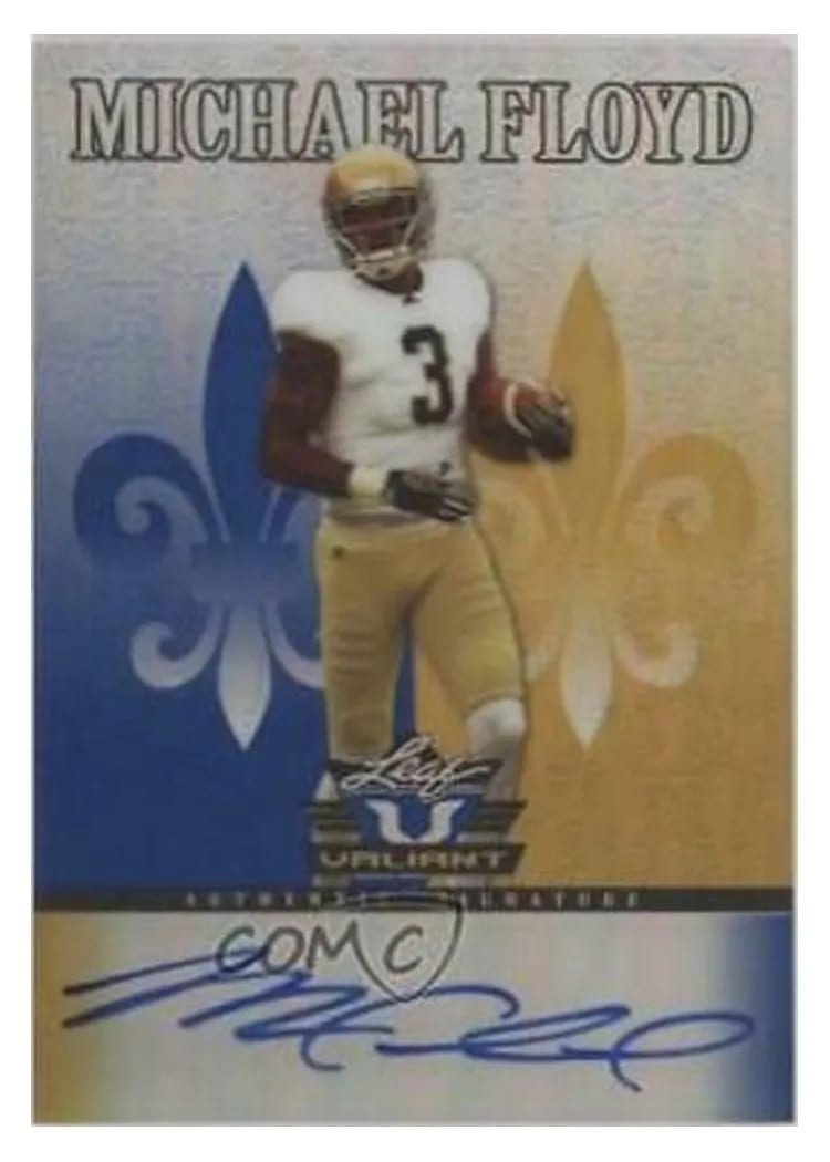 2012 Leaf Valiant Michael Floyd #MF1 card