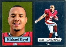 2012 Topps Chrome 1957 Inserts Michael Floyd #13 card