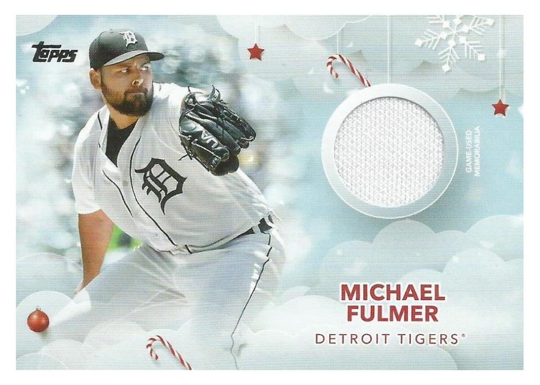 2020 Topps Holiday Relics Michael Fulmer #WHR-MF card