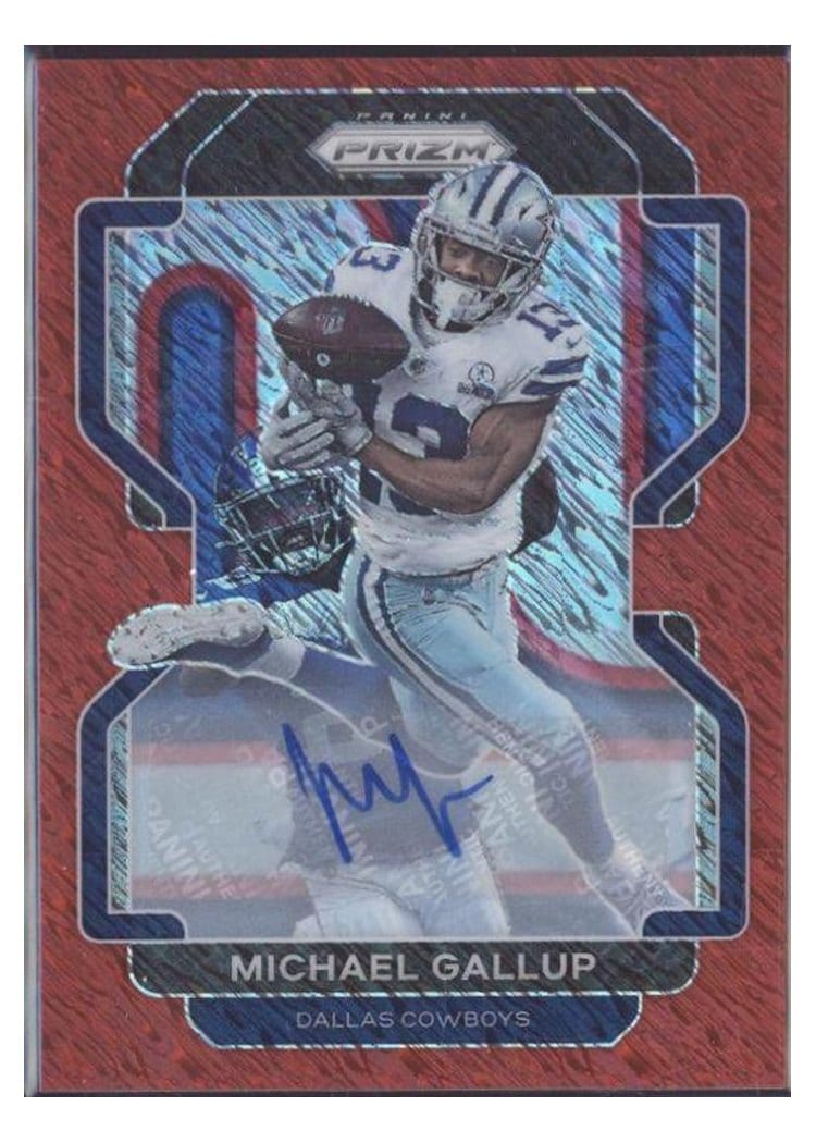 2021 Panini Prizm Base Set Michael Gallup #240 card