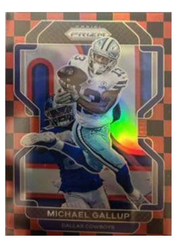 2021 Panini Prizm Base Set Michael Gallup #240 card