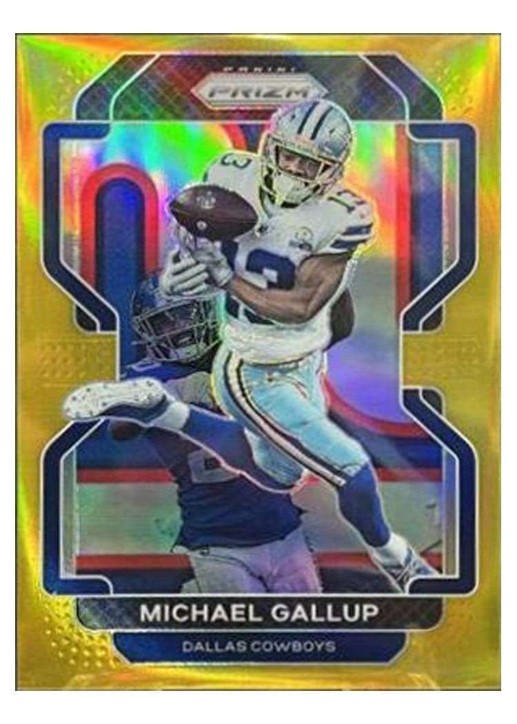 2021 Panini Prizm Base Set Michael Gallup #240 card