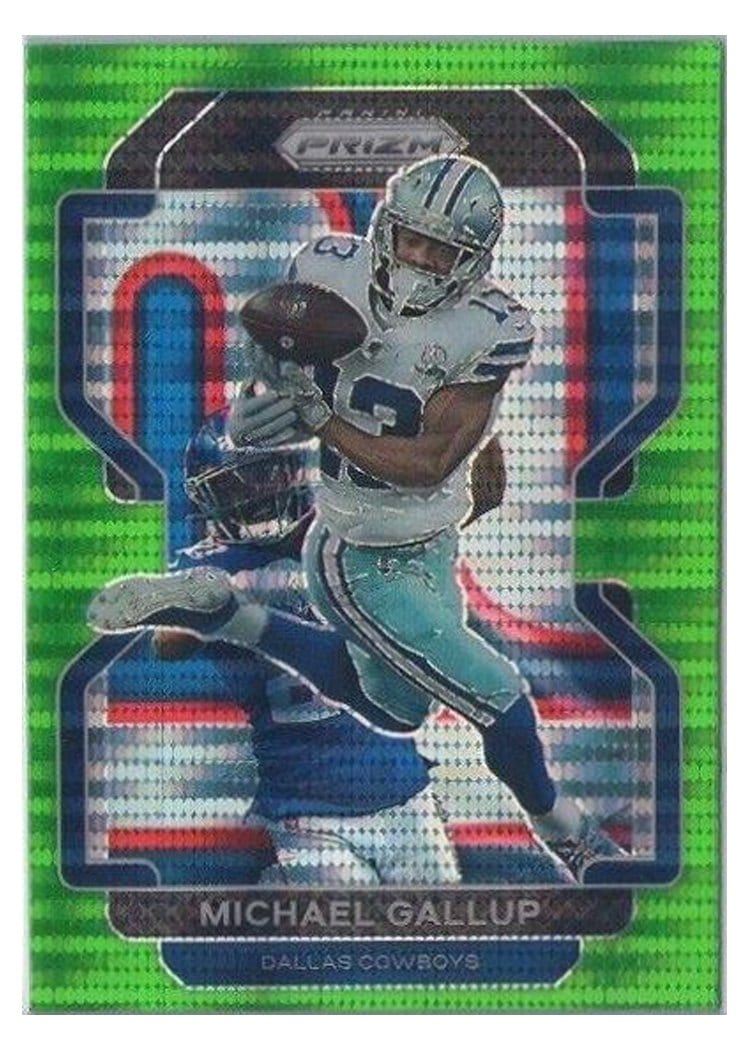 2021 Panini Prizm Base Set Michael Gallup #240 card