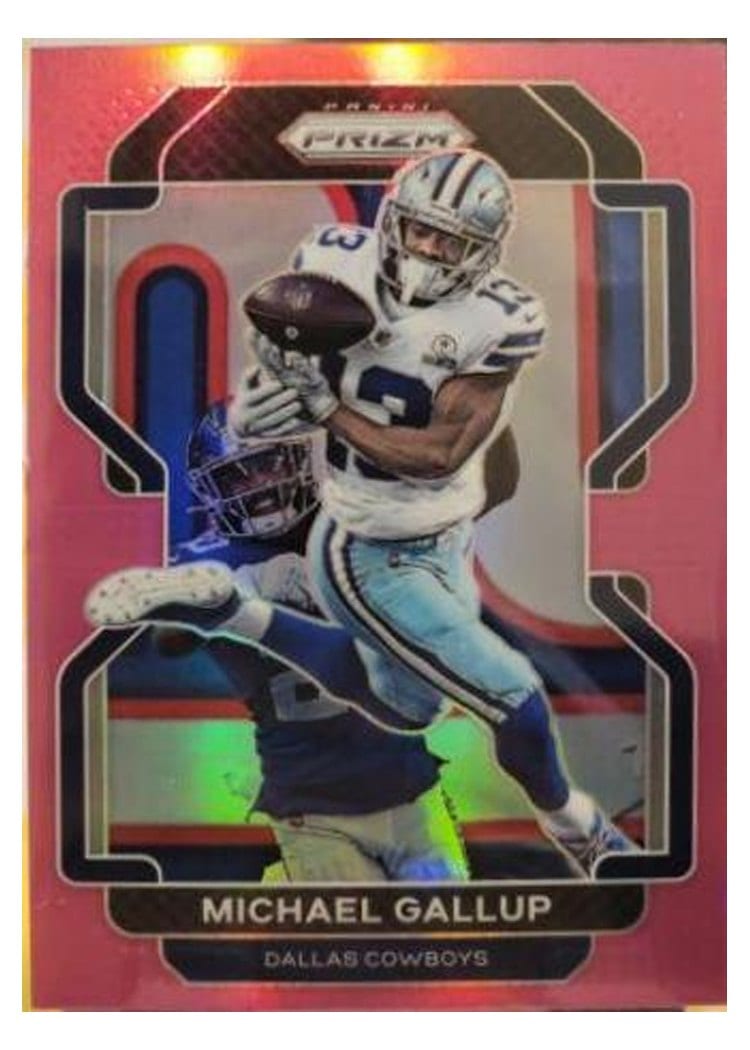 2021 Panini Prizm Base Set Michael Gallup #240 card