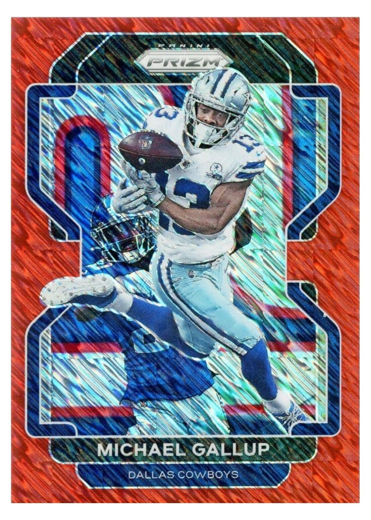 2021 Panini Prizm Base Set Michael Gallup #240 card