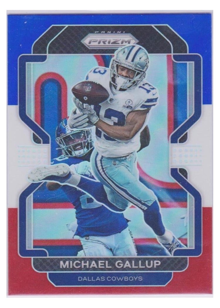 2021 Panini Prizm Base Set Michael Gallup #240 card