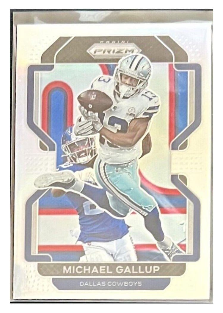 2021 Panini Prizm Base Set Michael Gallup #240 card