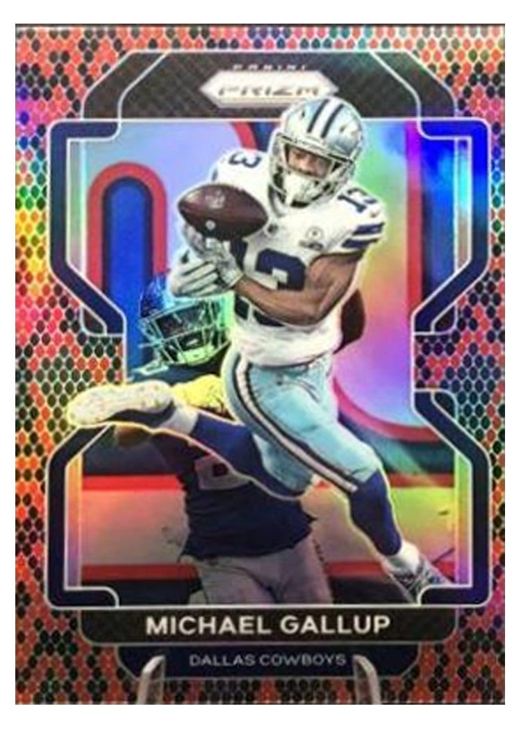 2021 Panini Prizm Base Set Michael Gallup #240 card