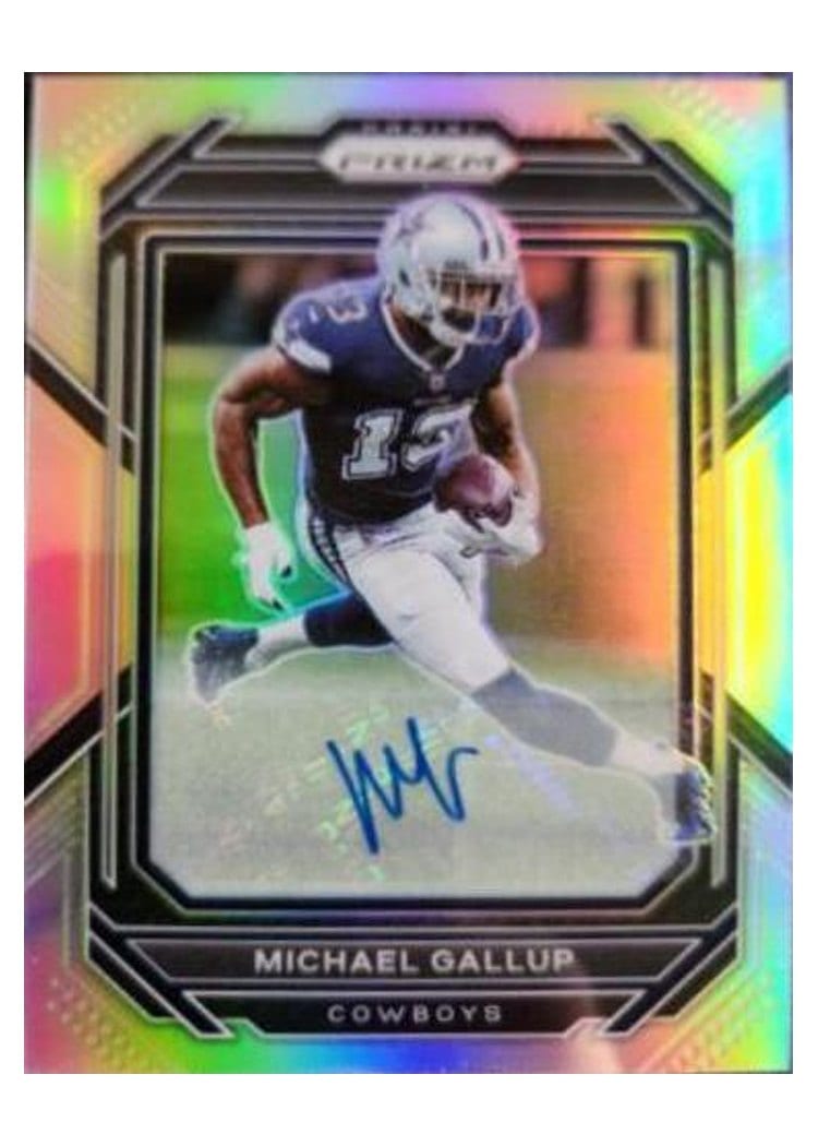 2022 Panini Prizm Base Set Michael Gallup #80 card