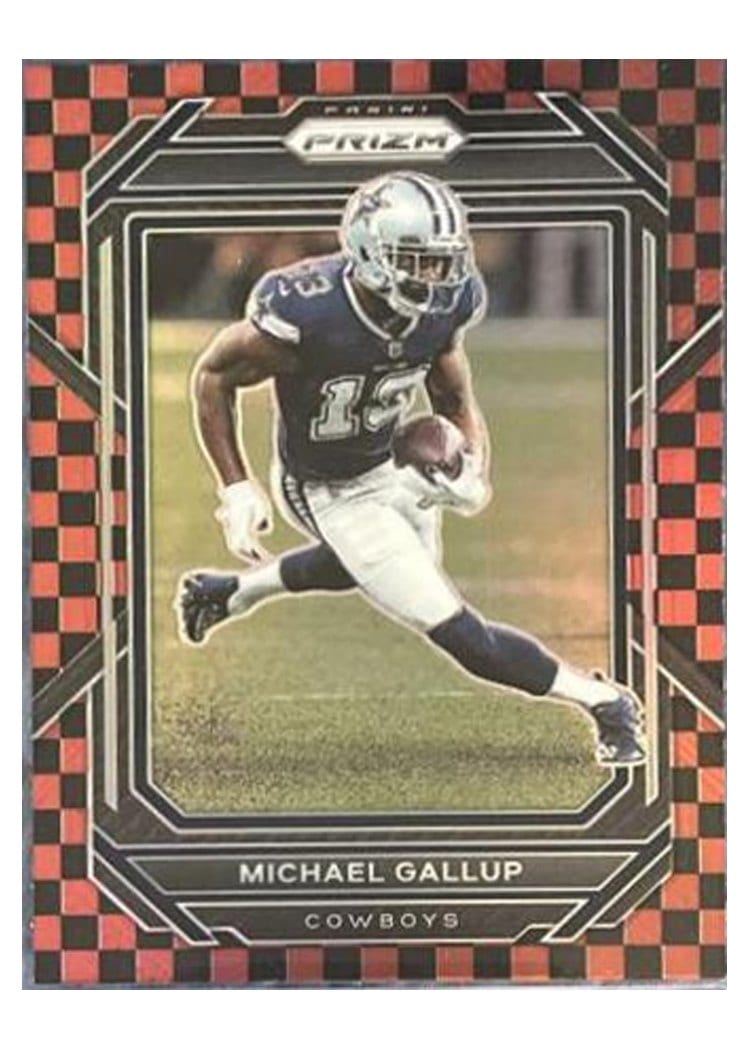 2022 Panini Prizm Base Set Michael Gallup #80 card