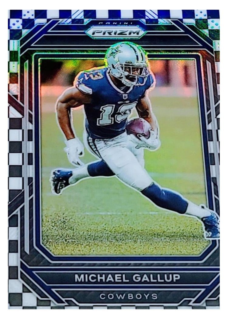 2022 Panini Prizm Base Set Michael Gallup #80 card
