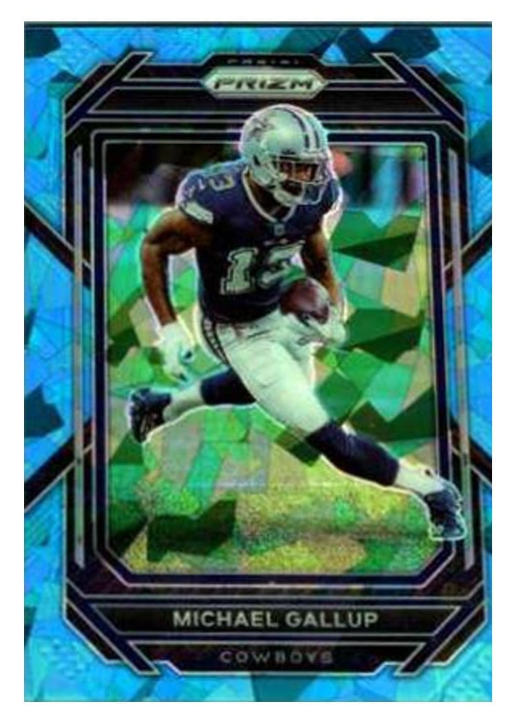 2022 Panini Prizm Base Set Michael Gallup #80 card