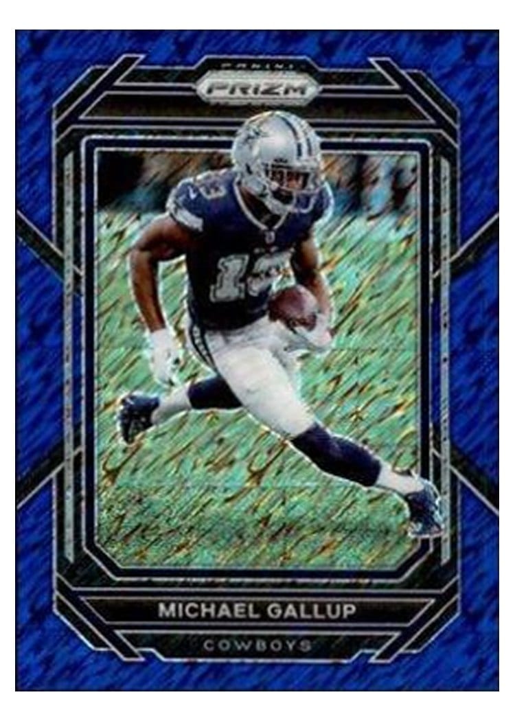 2022 Panini Prizm Base Set Michael Gallup #80 card