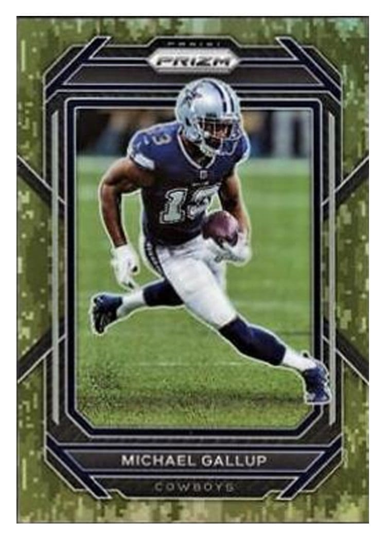 2022 Panini Prizm Base Set Michael Gallup #80 card