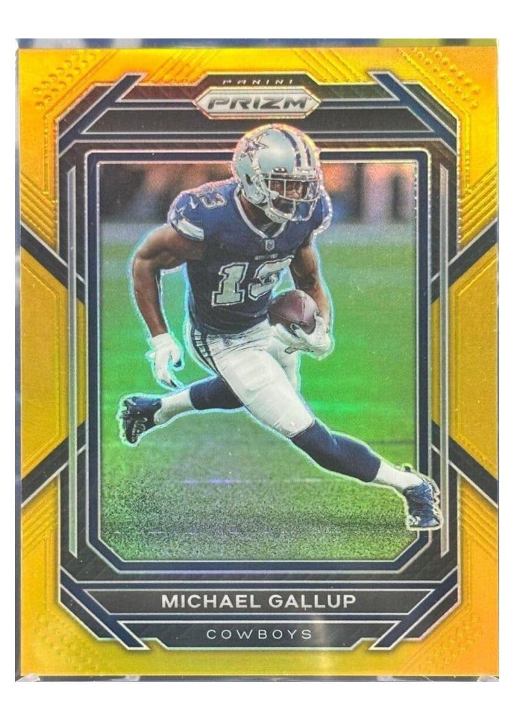 2022 Panini Prizm Base Set Michael Gallup #80 card