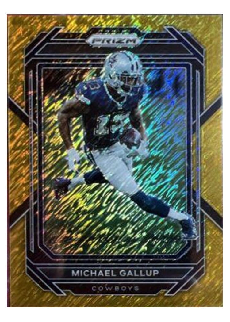 2022 Panini Prizm Base Set Michael Gallup #80 card