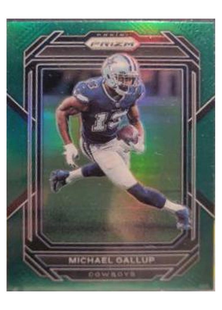 2022 Panini Prizm Base Set Michael Gallup #80 card