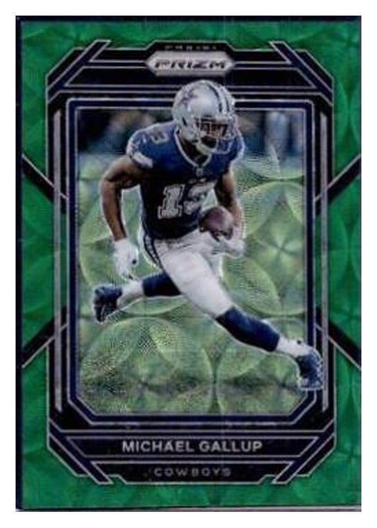 2022 Panini Prizm Base Set Michael Gallup #80 card