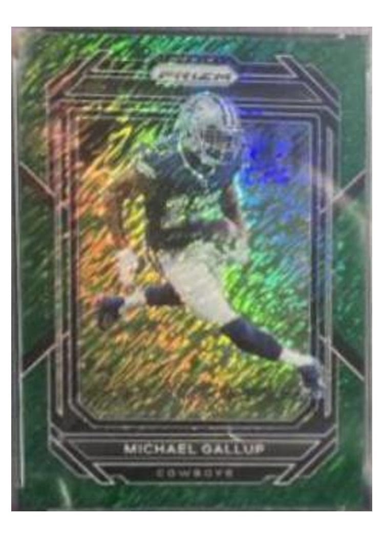2022 Panini Prizm Base Set Michael Gallup #80 card