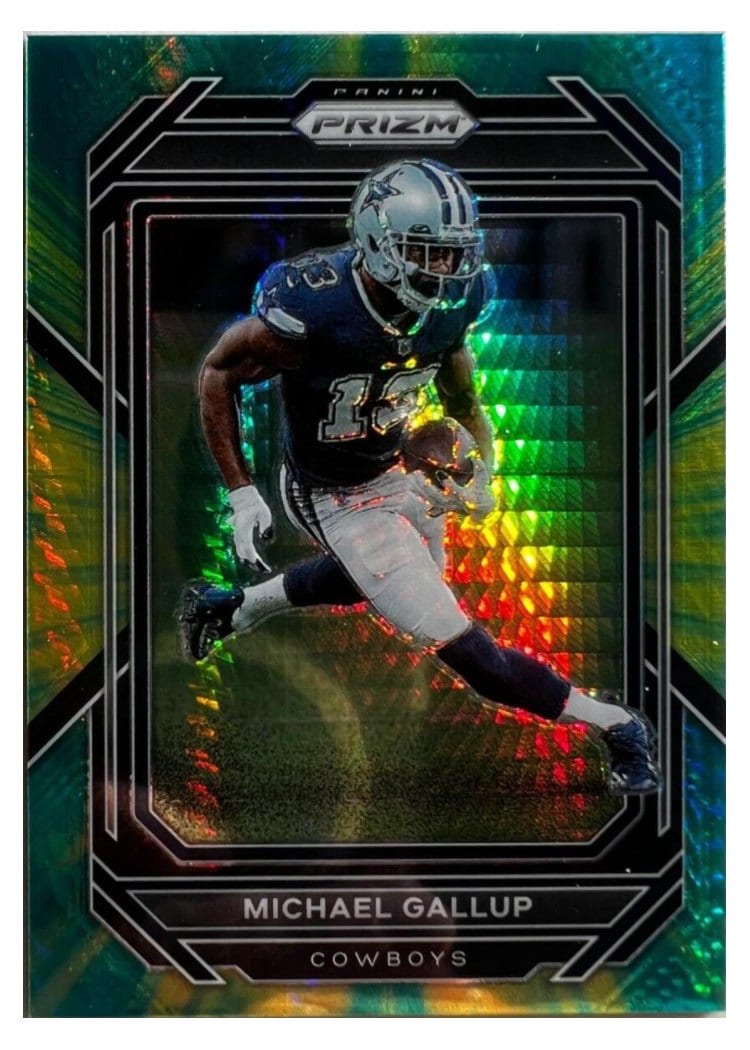 2022 Panini Prizm Base Set Michael Gallup #80 card